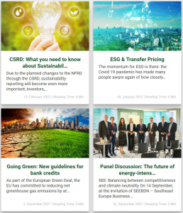ESG News Austria, Esg services, Advsiroy tpa austria